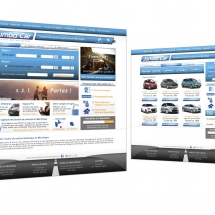 UI webdesign site location de véhicules